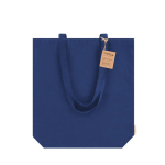 Biokatoenen tas met bodemvouw en stevige hengsels 270 g/m² vierde weergave