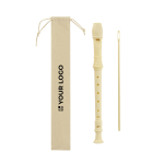 Demonteerbare fluit in 3 delen met non-woven hoes met jouw bedrukking