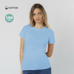 Dames T-shirt van katoen met korte mouwen 150 g/m²