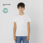 Unisex kinder T-shirt van katoen met korte mouwen 150 g/m²