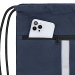 RPET koordrugzak met voorvak en reflecterende band zesde weergave