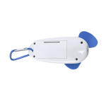 Draagbare ventilator met LED-zaklamp en draagkarabijnhaak tweede weergave