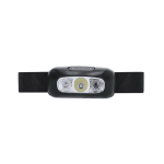 LED-hoofdlamp met verstelbare band voor hoofd of arm kleur zwart  negende weergave