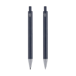 Schrijfset met potlood en pen van gerecycled aluminium zevende weergave