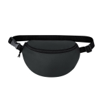 Heuptas van synthetisch leer met rits en verstelbare band kleur zwart  negende weergave