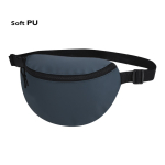 Heuptas van synthetisch leer met rits en verstelbare band