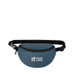 Heuptas van synthetisch leer met rits en verstelbare band met jouw bedrukking