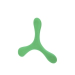 Originele 3-blads frisbee, flexibel en licht van rubber