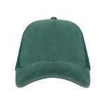 5-panel cap met washed effect en verstelbaar ademend mesh tweede weergave