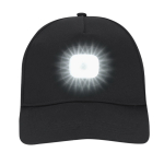 5-panel polyester pet met uitneembare zaklamp met 4 leds 200mAh tweede weergave