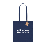 Tas van gerecycled katoen met lange handvatten 140 g/m2 Upcycling met jouw bedrukking
