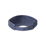 Katoenen visor met washed effect en klittenbandsluiting vierde weergave