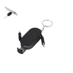 Intrekbare sleutelhanger-oplaadkabel met telefoonhouder 60W