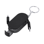 Intrekbare sleutelhanger-oplaadkabel met telefoonhouder 60W vierde weergave