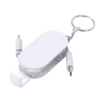 Intrekbare sleutelhanger-oplaadkabel met telefoonhouder 60W vijfde weergave