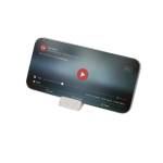 Sleutelhangerhouder van tarwestro met winkelwagenmunt tweede weergave