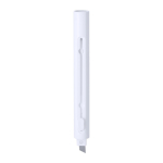 Plastic cutterpen met matte afwerking en blauwe inkt kleur wit  negende weergave