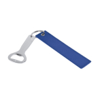 Sleutelhanger met flesopener met polyester band tweede weergave