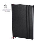 A5 gelijnd notitieboek met harde kaft en 3 bladwijzers