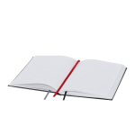 A5 gelijnd notitieboek met harde kaft en 3 bladwijzers derde weergave