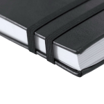 A5 gelijnd notitieboek met harde kaft en 3 bladwijzers zevende weergave