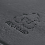 A5 gelijnd notitieboek met harde kaft en 3 bladwijzers achtste weergave