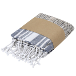 Set strandtas, toilettas en pareo van katoen 180 g/m² weergave met doos