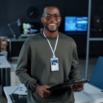 Uittrekbare lanyard met afneembare kaarthouder en clip vijfde weergave