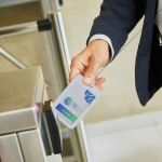 Uittrekbare lanyard met harde kaarthouder en koord van 70cm vijfde weergave