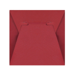 Latex condoom in individueel hoesje voor bedrukking kleur rood  negende weergave