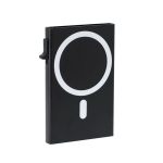 Aluminium kaarthouder met magnetische bevestiging en RFID tweede weergave