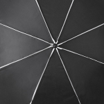 Windbestendige paraplu met reflecterende randen Ø120 vijfde weergave