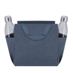 Isolerende koeltas van polyester met handgrepen en vakken vierde weergave