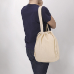 Katoenen tas met trekkoorden en stevige hengsels 180 g/m² sfeerweergave