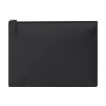 Toilettas van kunstleer met ritsvak kleur zwart  negende weergave