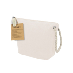 Toilettas van gerecycled katoen met ritssluiting 240 g/m² derde weergave