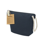 Toilettas van gerecycled katoen met ritssluiting 240 g/m² vierde weergave