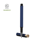 Bamboe rollerpen met aluminium en rubber afwerking