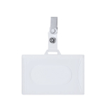 Bbadgehouder met metalen clip en afneembare sluiting derde weergave