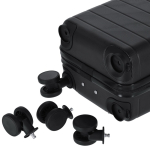 Harde kunststof trolley met afneembare wielen voor cabine achtste weergave