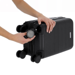 Harde kunststof trolley met afneembare wielen voor cabine negende weergave