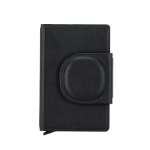 Kaartenhouder van synthetisch leer met slimme tracker kleur zwart  negende weergave