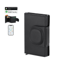 Kaartenhouder van synthetisch leer met slimme tracker