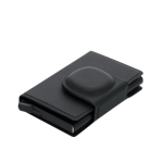 Kaartenhouder van synthetisch leer met slimme tracker derde weergave