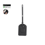 Kofferlabel van synthetisch leer met slimme tracker