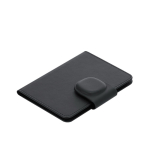 Paspoorthoes van synthetisch leer met tracker en sluiting derde weergave