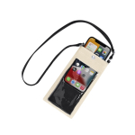 Tasje voor mobiel met transparant scherm en touchbediening derde weergave