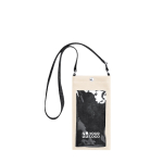 Tasje voor mobiel met transparant scherm en touchbediening met jouw bedrukking