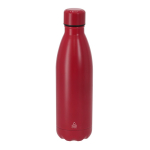 Thermofles van gerecycled roestvrij staal met dop 500 ml kleur rood  negende weergave
