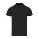 Unisex polo van piqué katoen met korte mouwen 180 g/m² kleur zwart  negende weergave